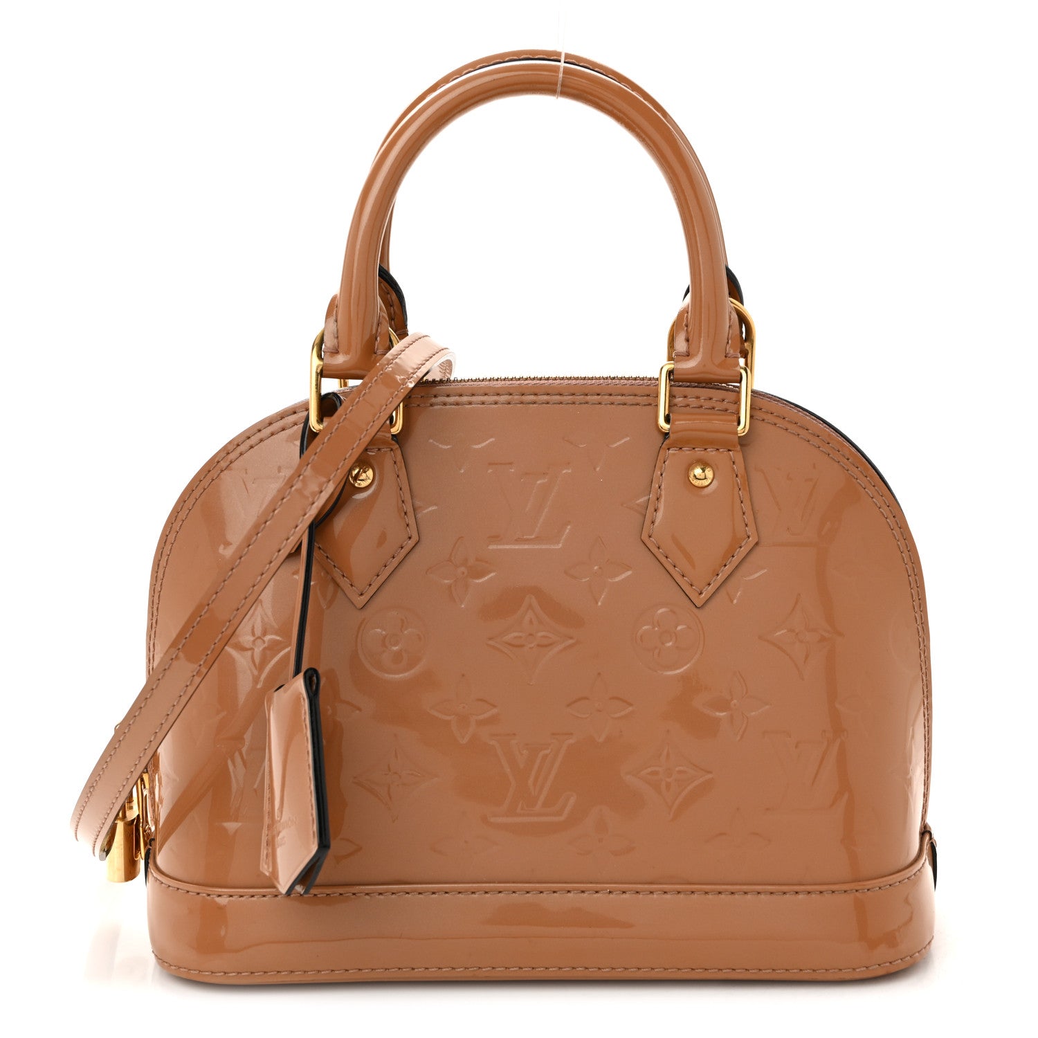 Louis Vuitton Vernis Alma BB Rose Velours 1 of 9