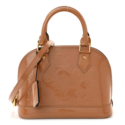 Louis Vuitton Vernis Alma BB Rose Velours 1 of 9