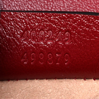 Gucci Tweed GG Monogram Small Dionysus Shoulder Bag White Black Romantic Cherry 7 of 10