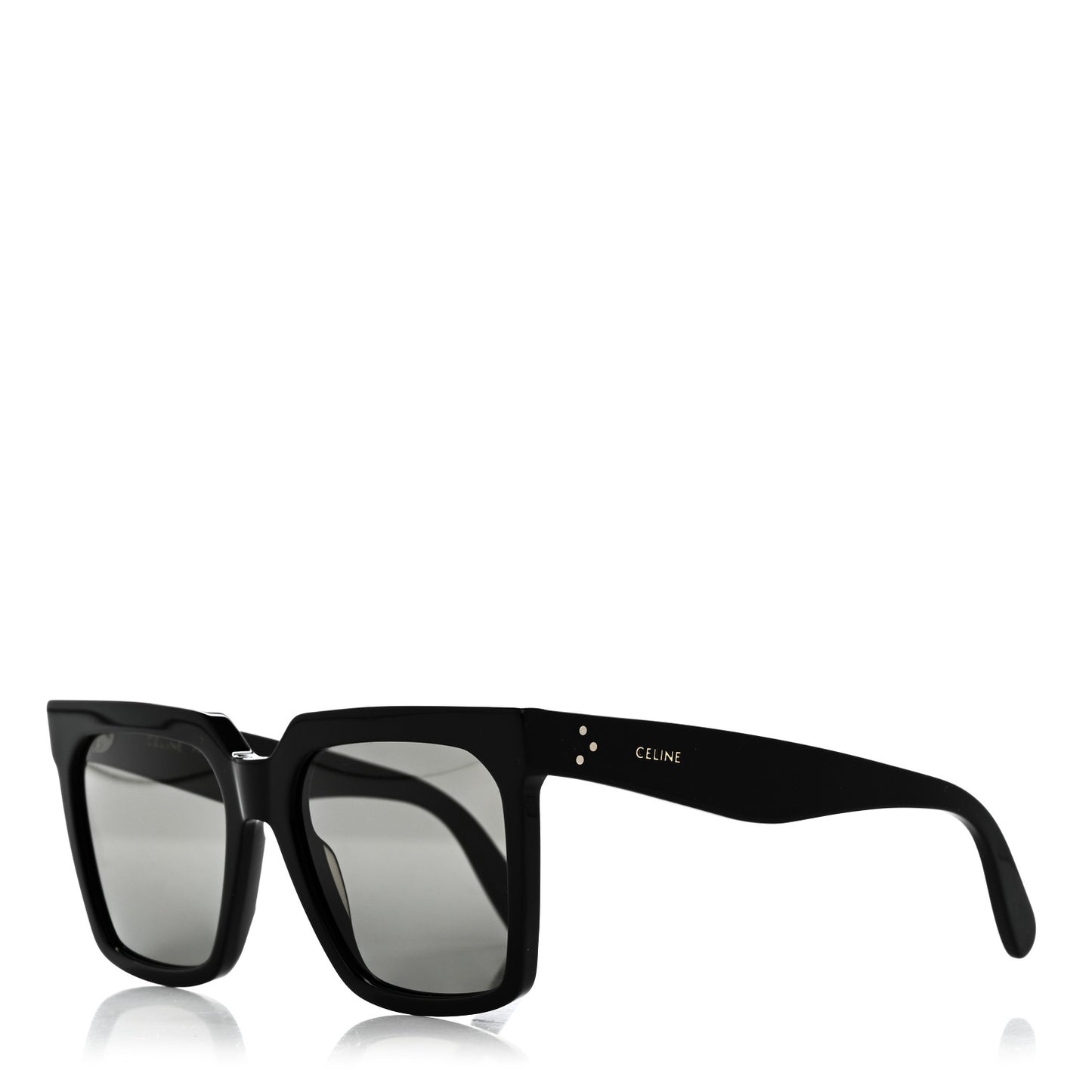 Acetate Polarized Oversized Sunglasses CL4055IN Black