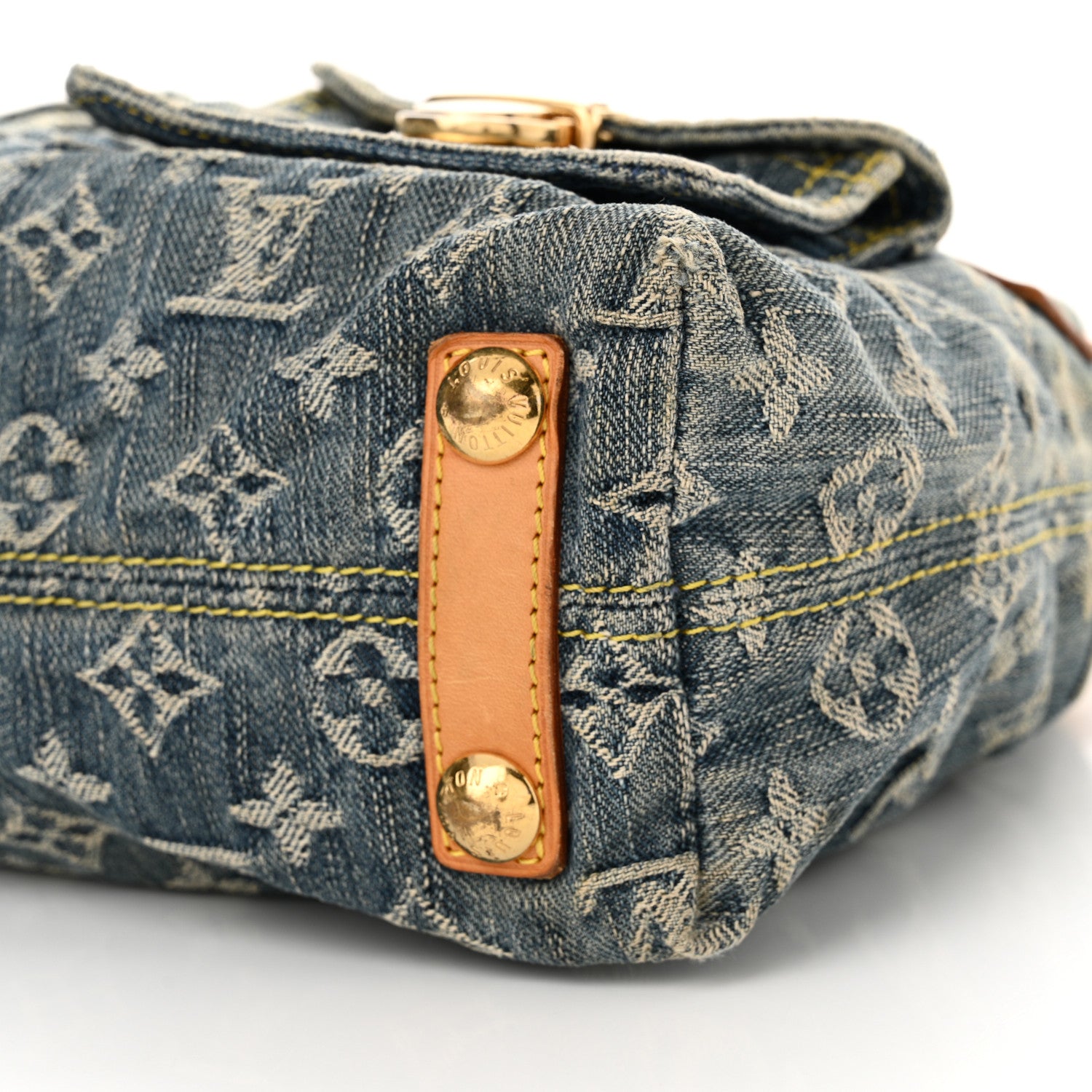 Louis Vuitton Monogram Denim Baggy PM Blue 11 of 17