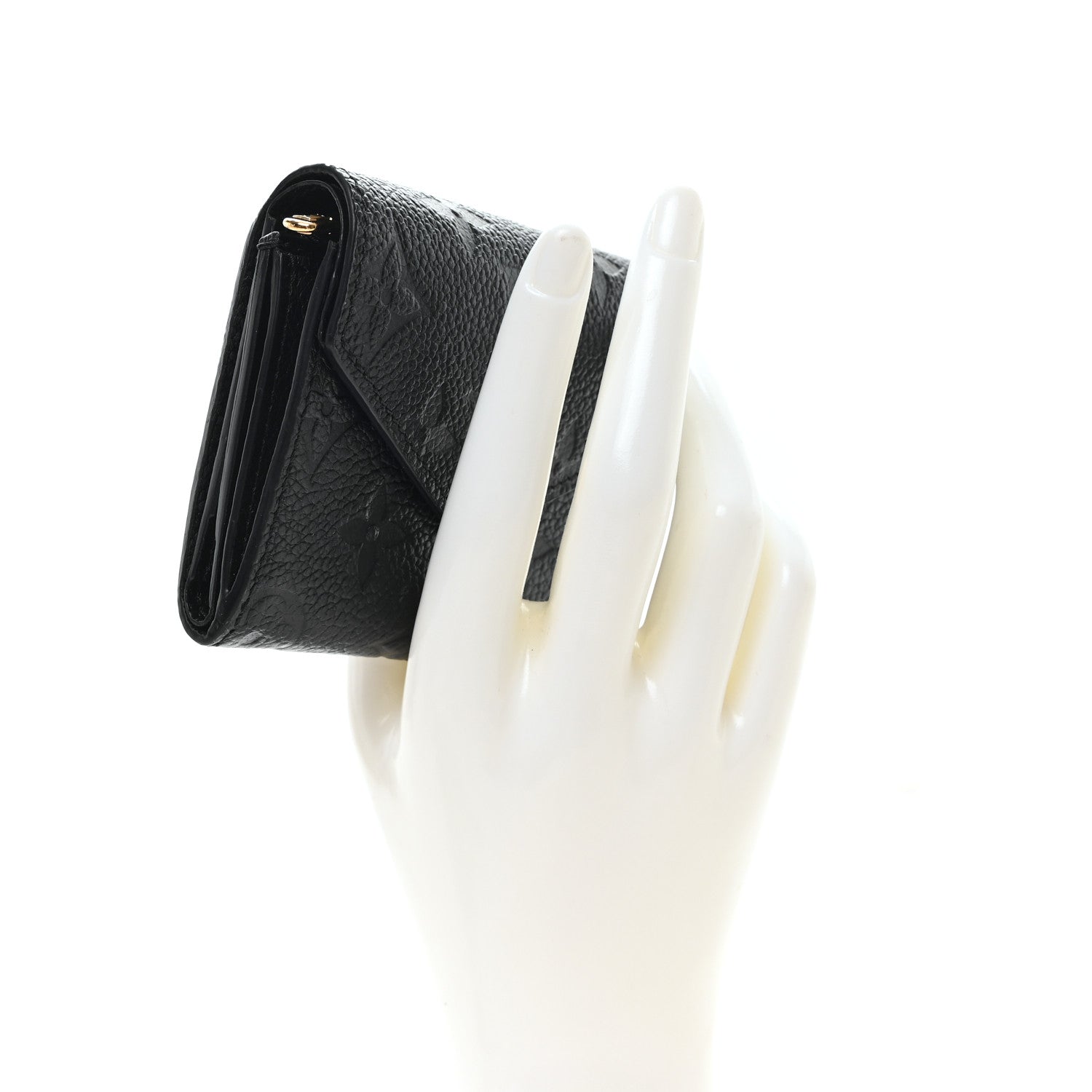 Louis Vuitton Empreinte Victorine Wallet Black 2 of 7
