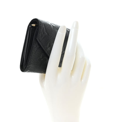 Louis Vuitton Empreinte Victorine Wallet Black 2 of 7