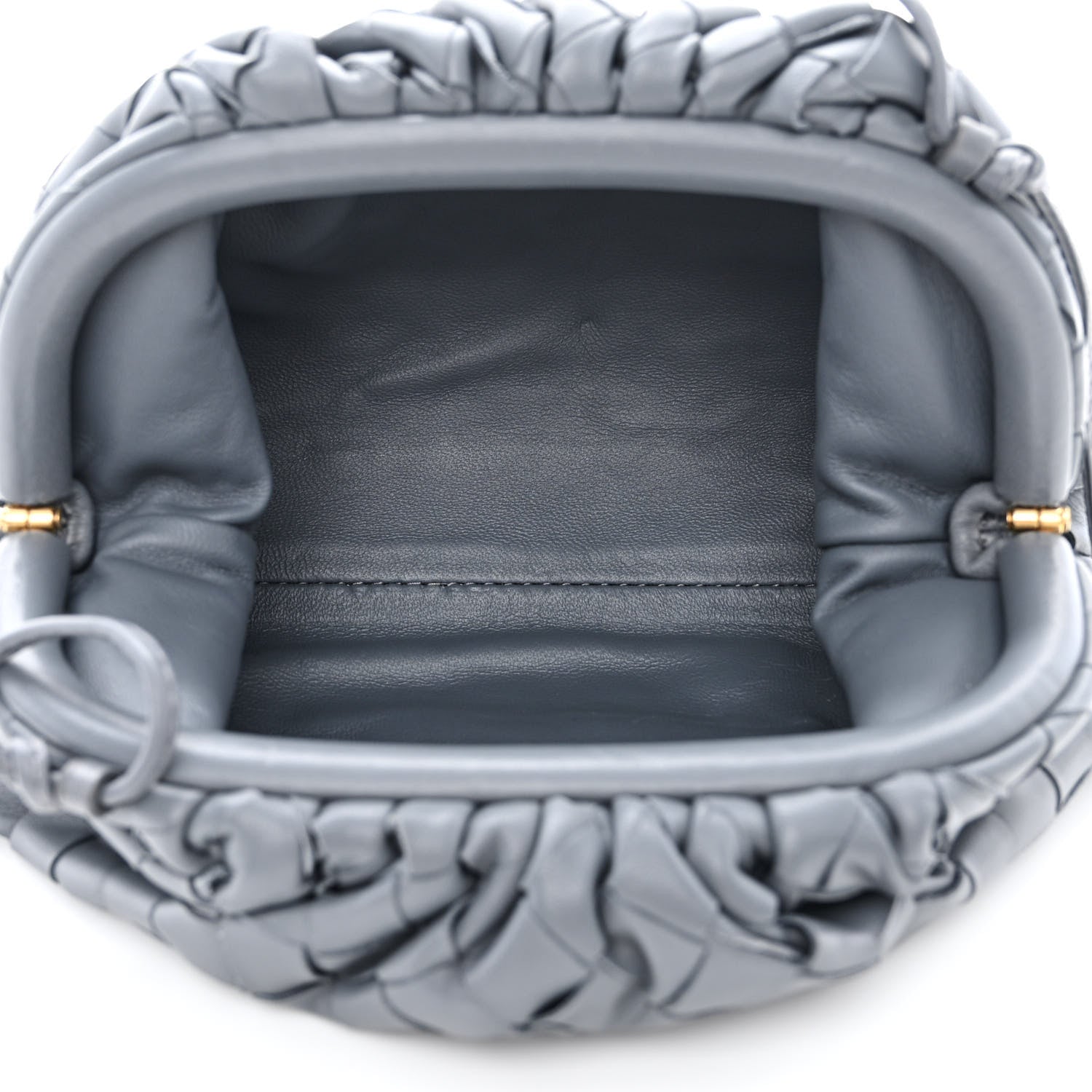 Bottega Veneta Nappa Intrecciato The Mini Pouch Thunder 5 of 10