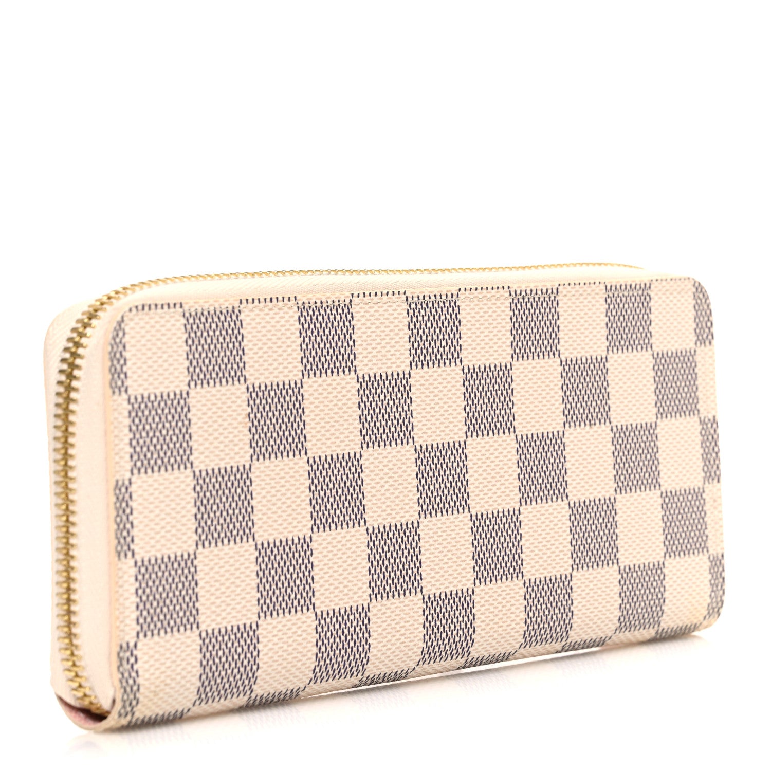 Louis Vuitton Damier Azur Clemence Wallet Rose Ballerine 3 of 7