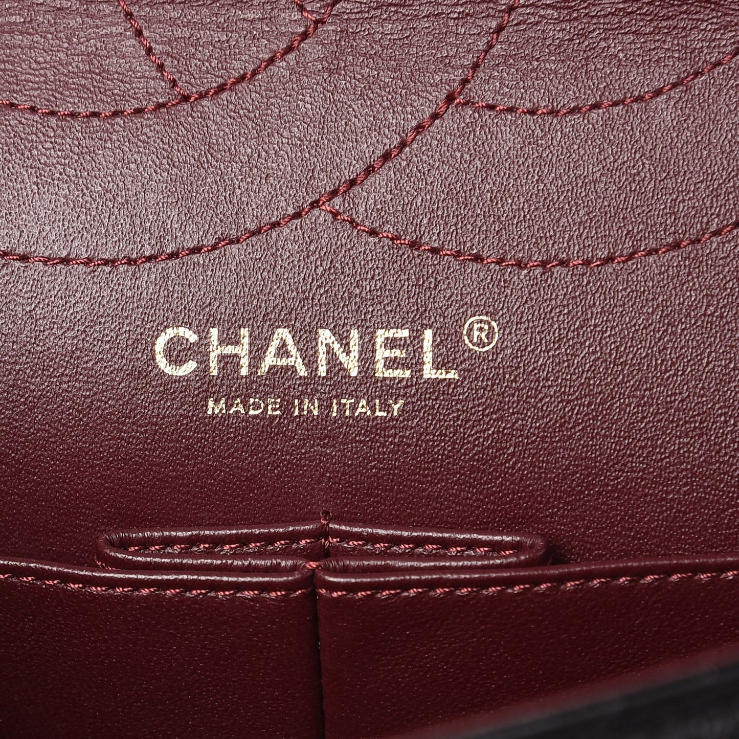 Aged Calfskin Quilted 2.55 Reissue 227 Flap Black