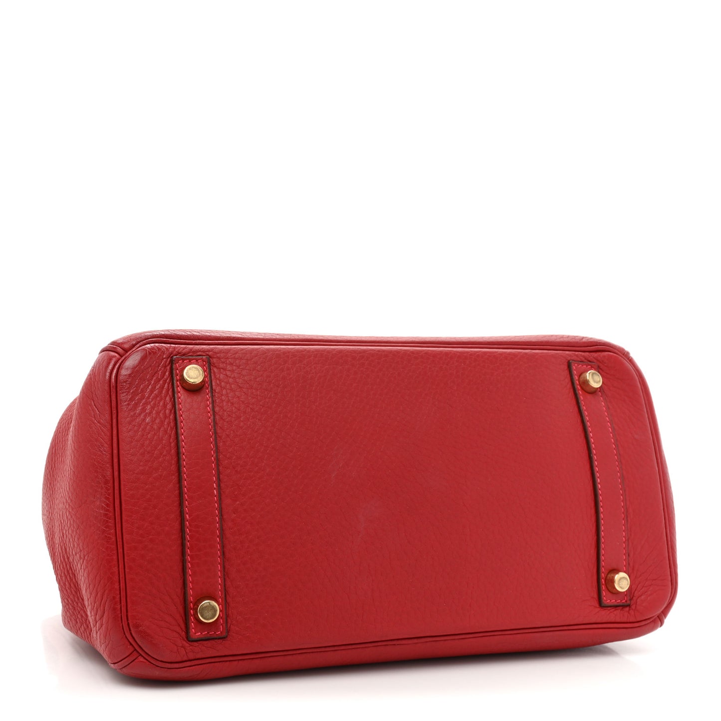 Taurillon Clemence Birkin 30 Rouge Vif