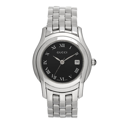 Gucci Stainless Steel 27mm 5500L Quartz Watch Black 1 of 4