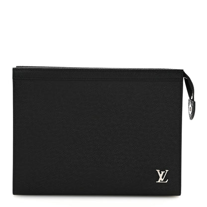 Louis Vuitton Taiga Pochette Voyage MM Black 1 of 8