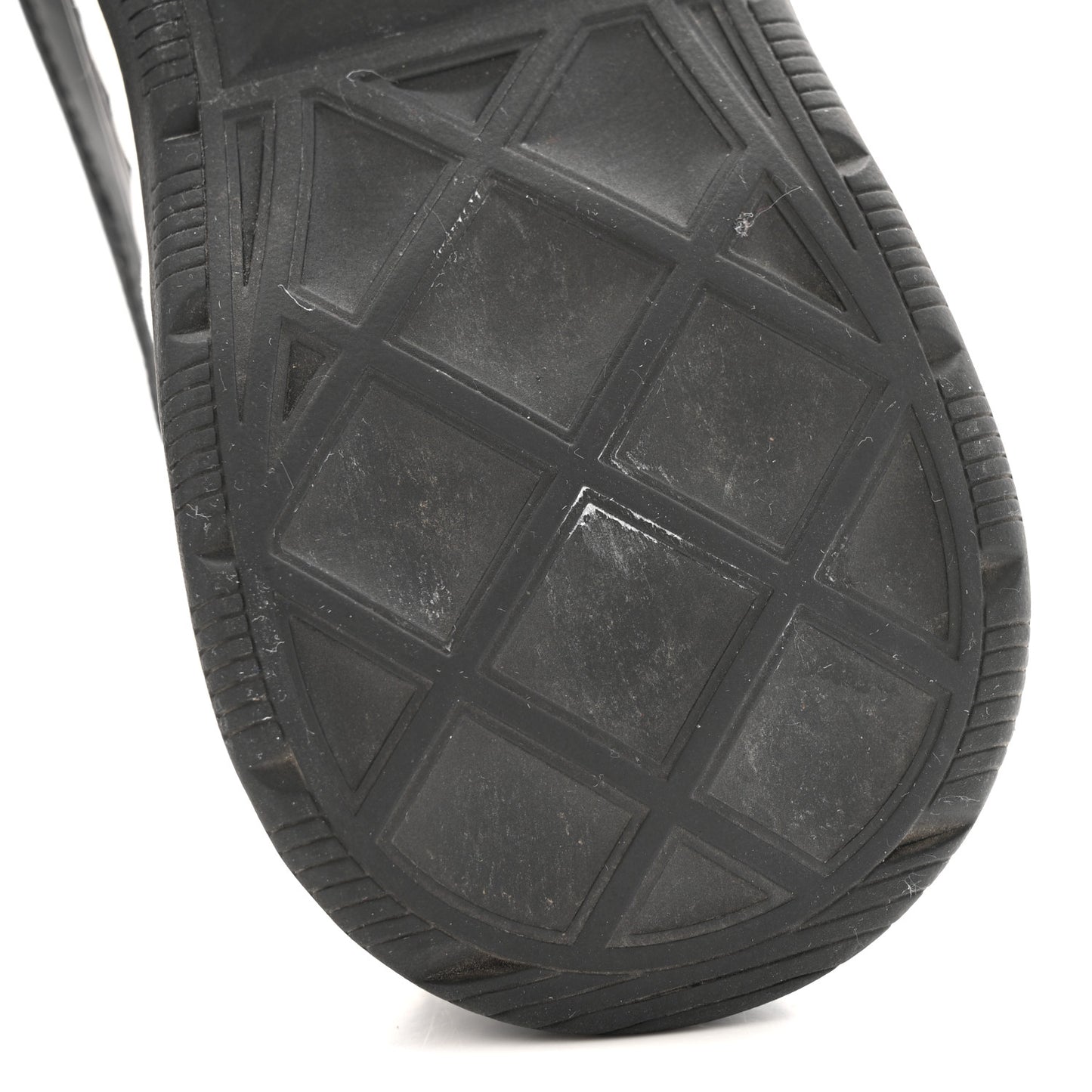 Velvet Calfskin Mixed Fibers CC Sneakers 38 Black
