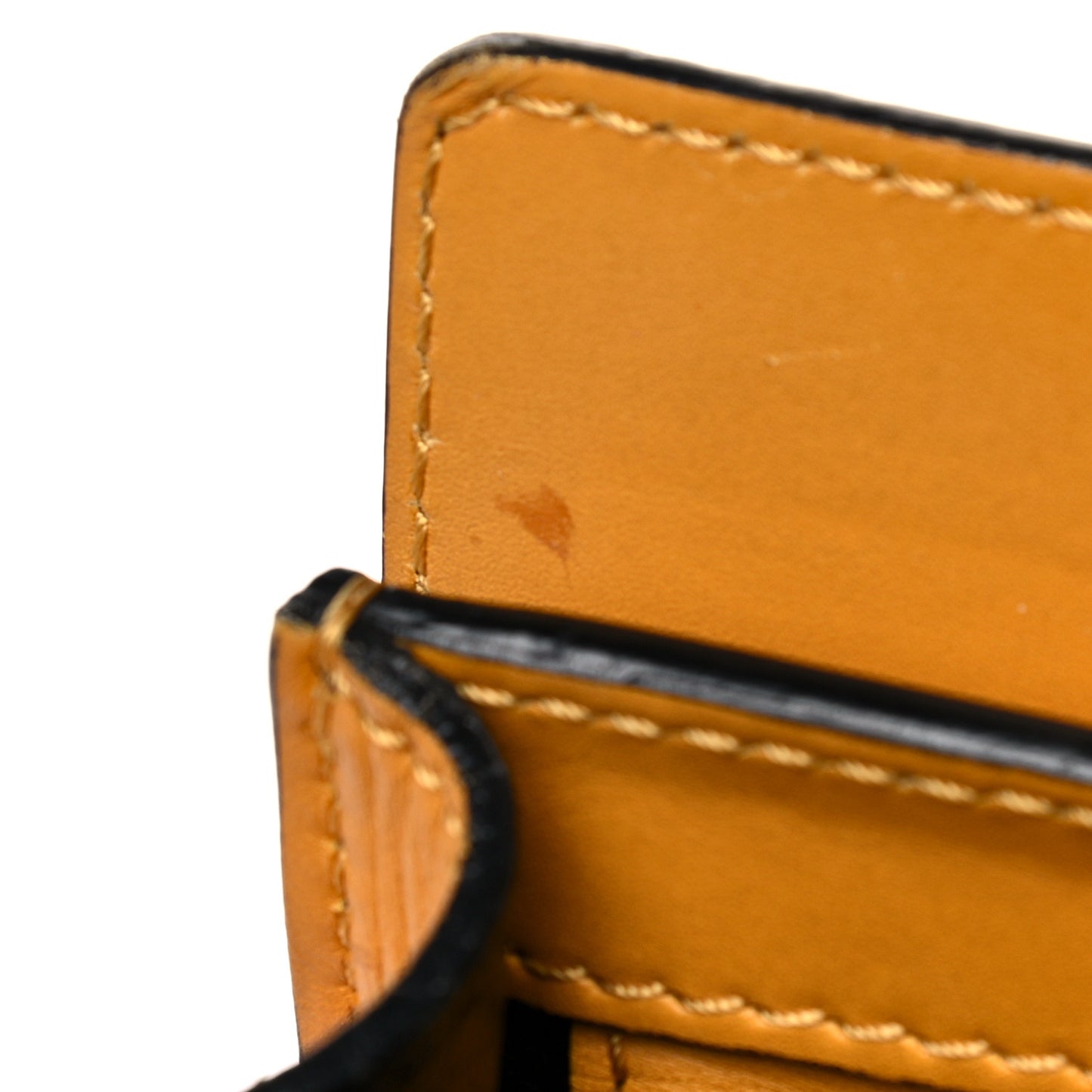 Smooth Calfskin Micro Luggage Amber