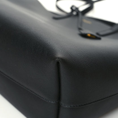 Saint Laurent Calfskin Large Shopping Tote Black 12 of 14