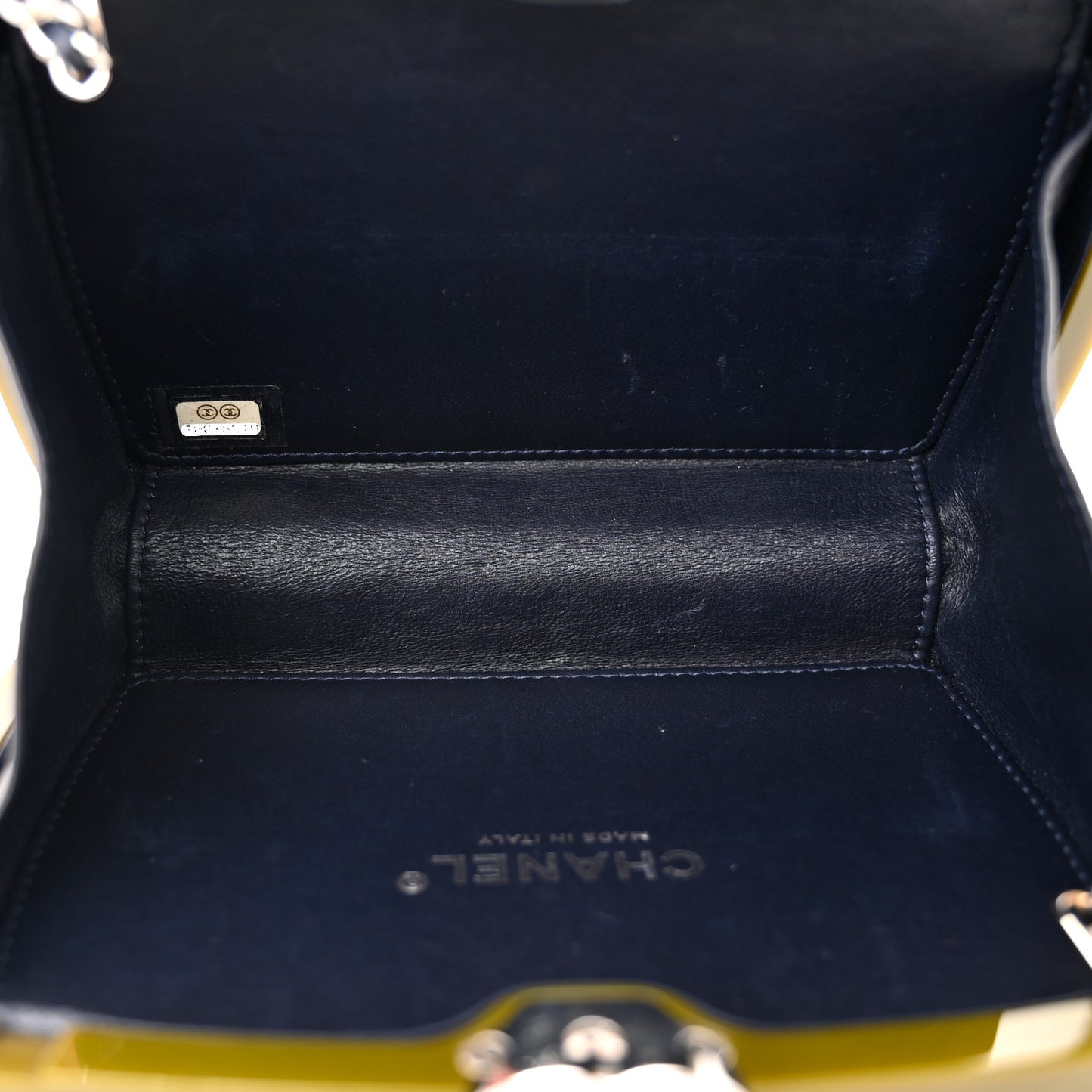 Acryllic Feministe Maize Feminine Box Clutch Green