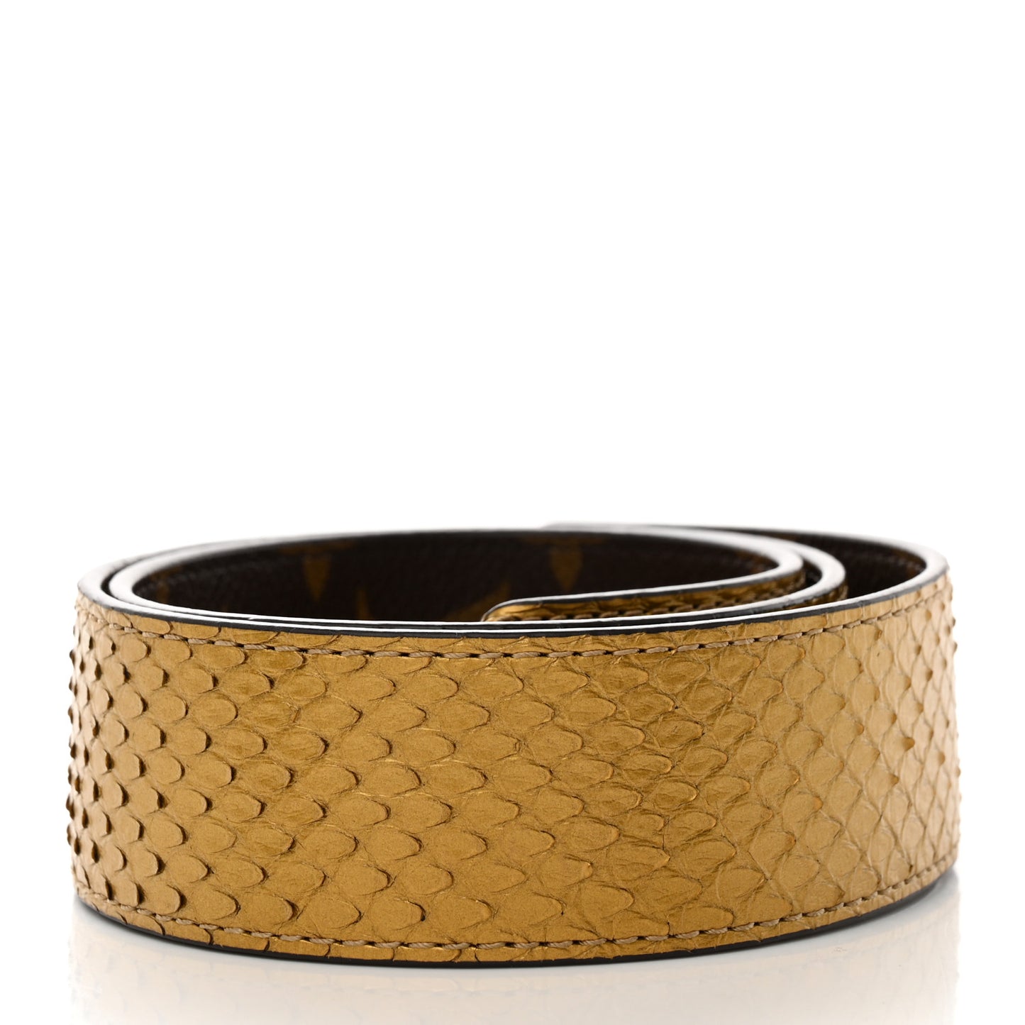Snakeskin Calf Bandouliere Shoulder Strap