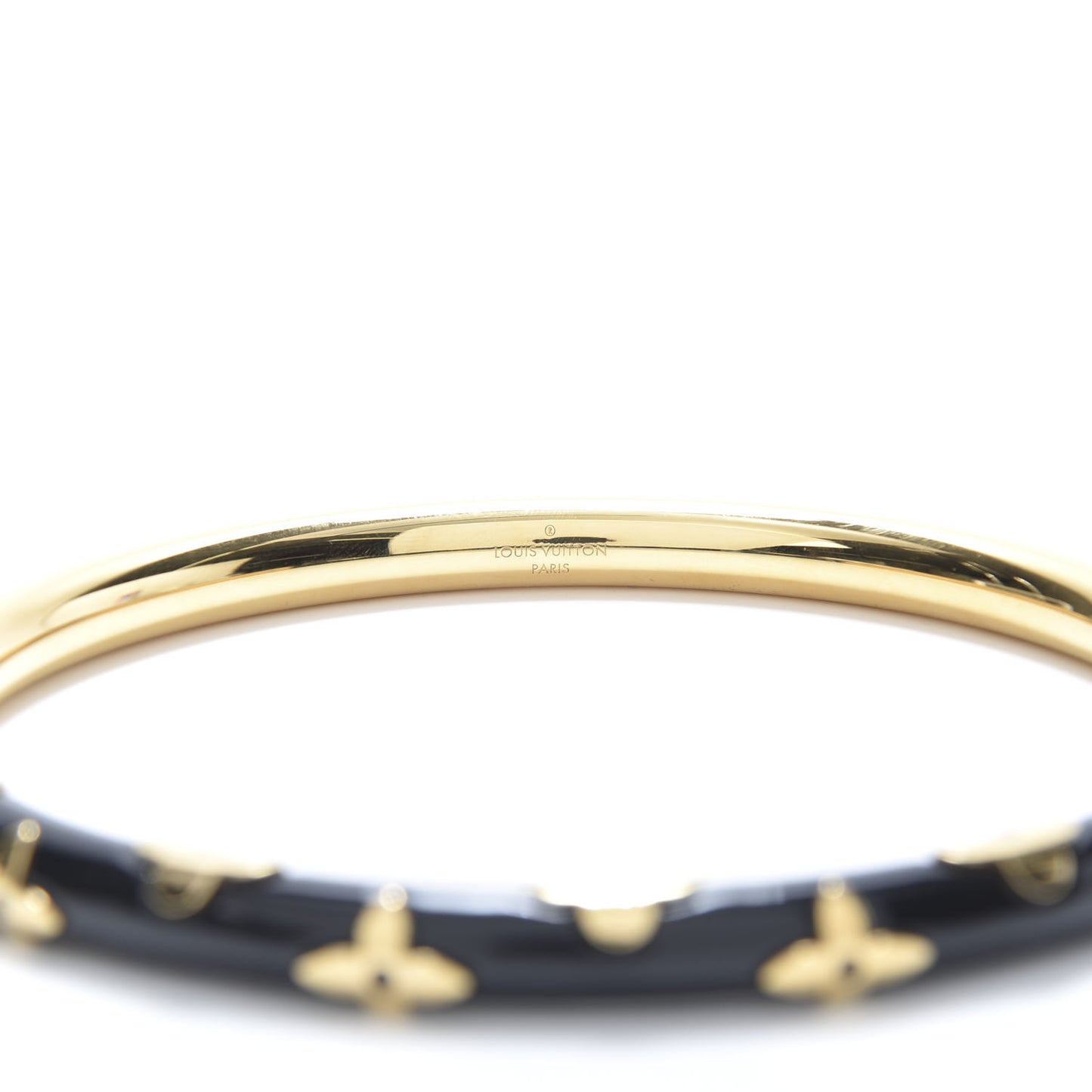 Daily Monogram Necklace Black
