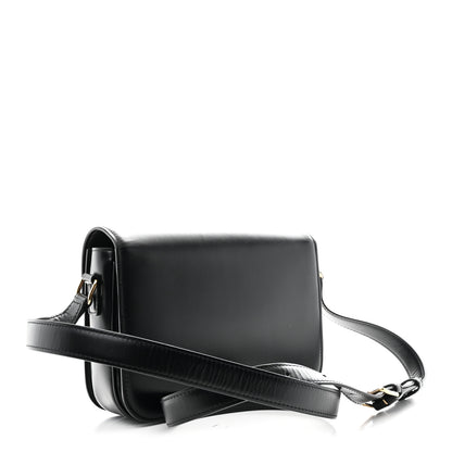 Celine Shiny Calfskin Medium Triomphe Black 3 of 10