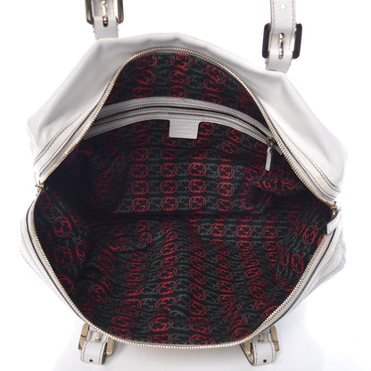 Gucci Calfskin Medium Britt Boston White 5 of 22