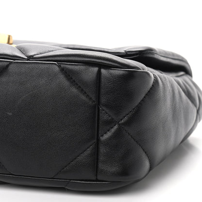 Chanel Lambskin Quilted Medium Chanel 19 Flap Black 11 of 11