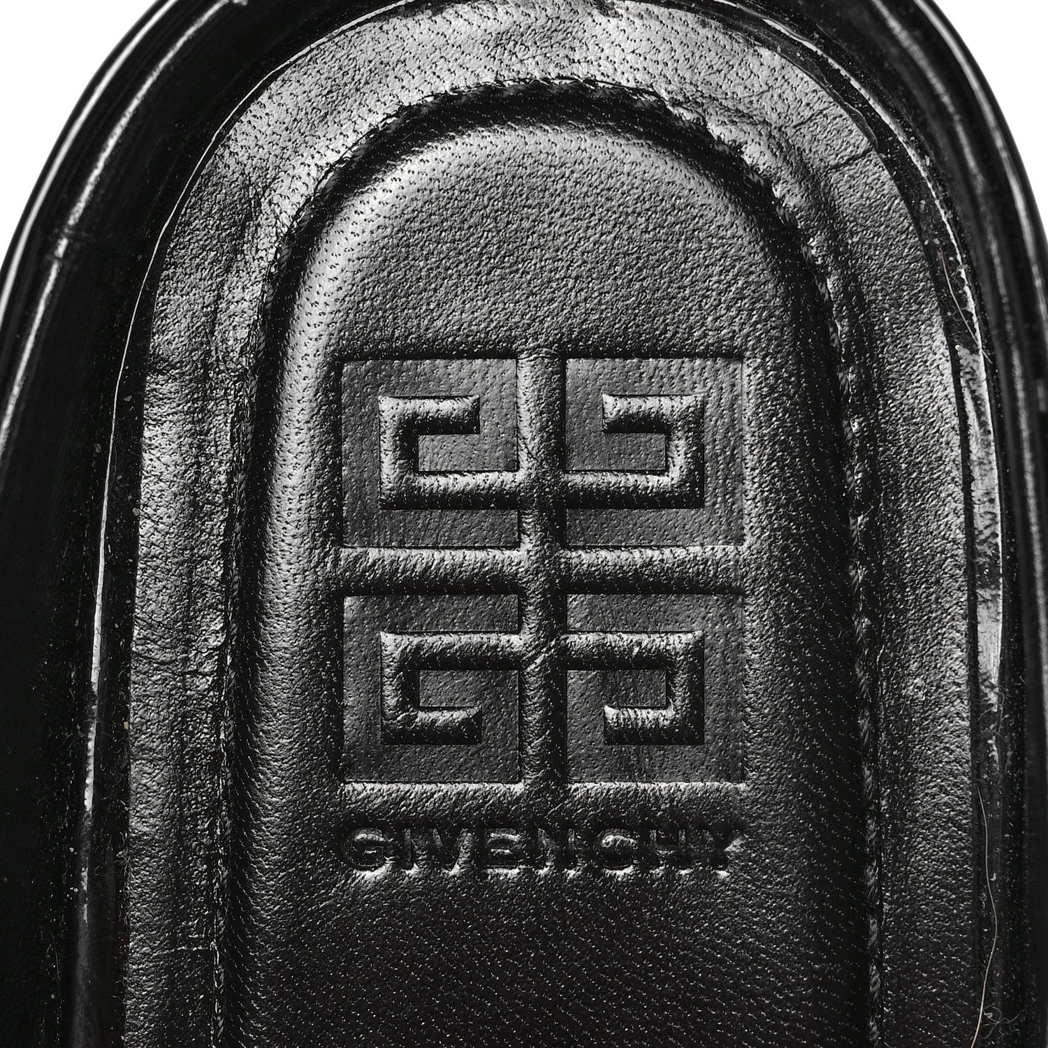 Givenchy Patent Calfskin 4G Zip Clogs 36 Black 7 of 8