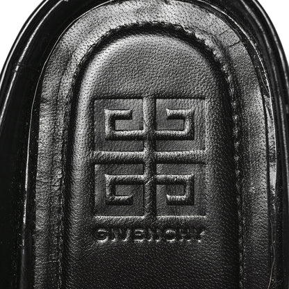 Givenchy Patent Calfskin 4G Zip Clogs 36 Black 7 of 8