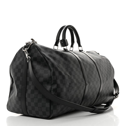 Louis Vuitton Damier Graphite Keepall Bandouliere 55 2 of 12