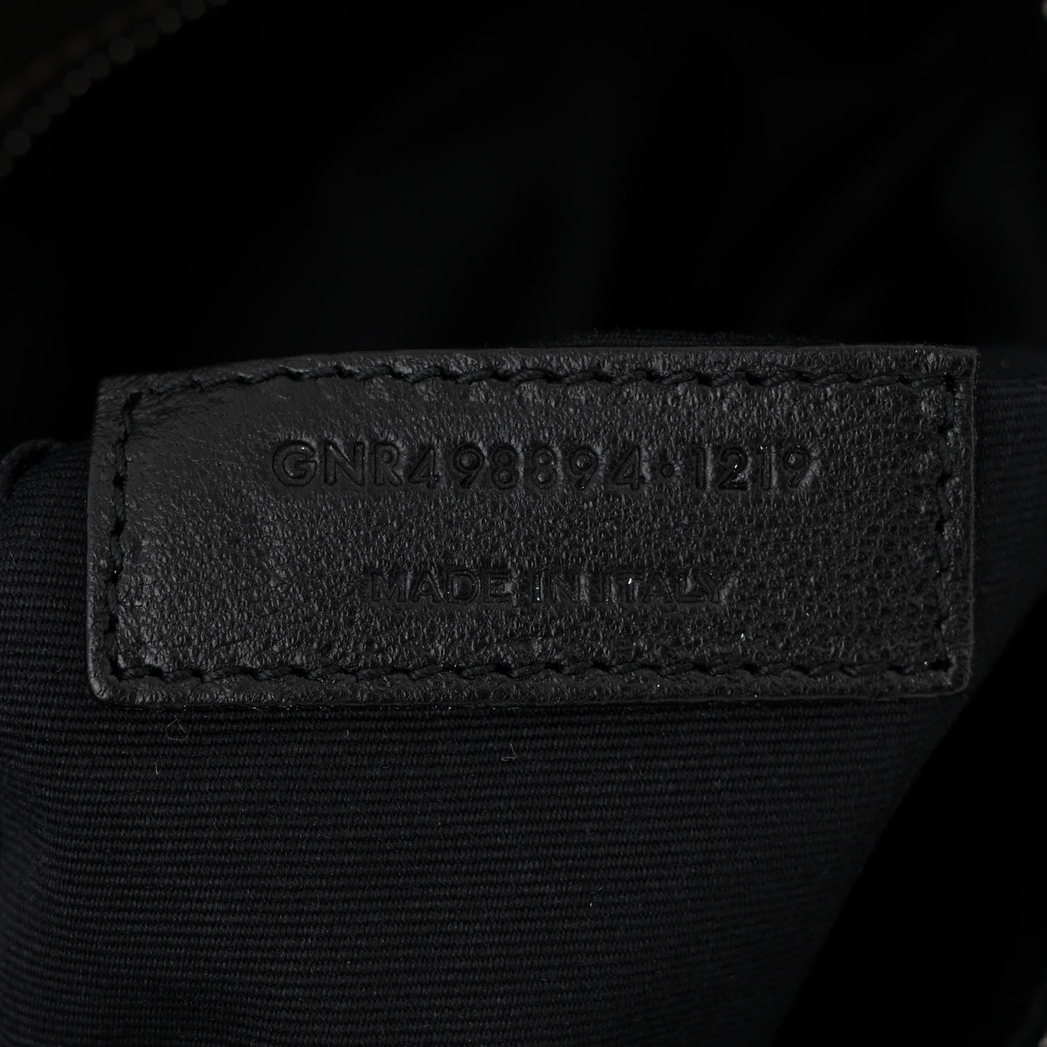 Saint Laurent Crinkled Calfskin Matelasse Monogram Medium Niki Chain Satchel Pebble 7 of 11