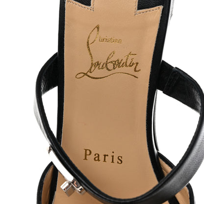 Christian Louboutin Nappa Choc Lock Flats 37 Black 7 of 9