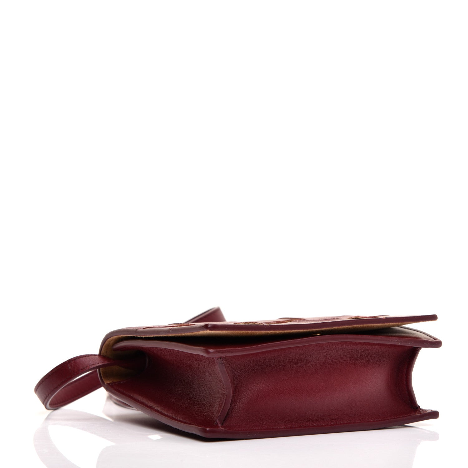 Bottega Veneta Nappa Maxi Intrecciato Mini Cassette Crossbody Bordeaux 6 of 16