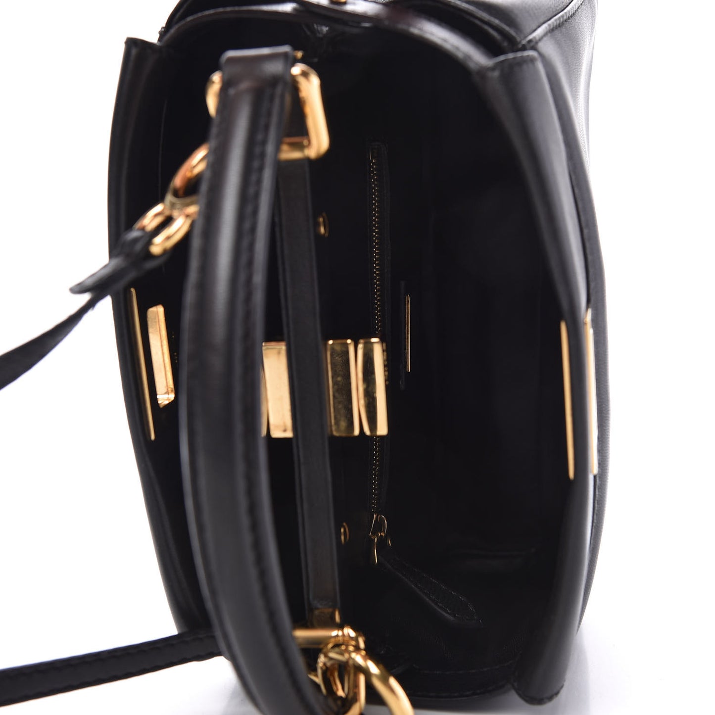 Nappa Mini Peekaboo Iconic Satchel Black
