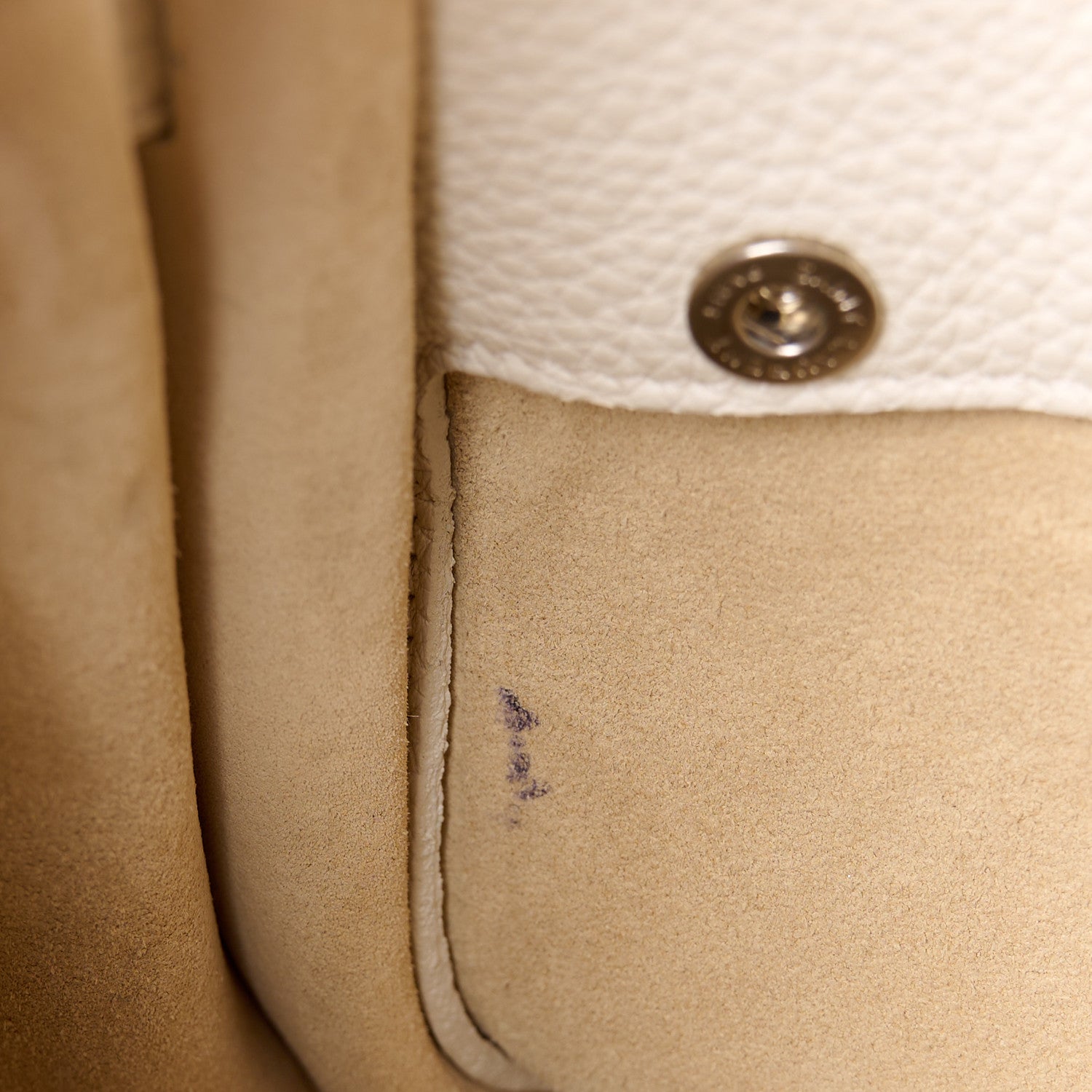 Saint Laurent Grained Calfskin Baby Supple Sac De Jour White 12 of 12