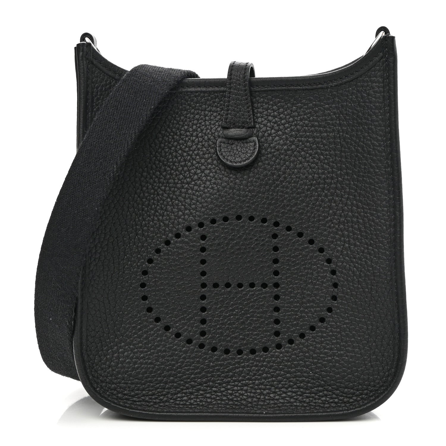 Hermes Taurillon Clemence Evelyne TPM Black 1 of 10