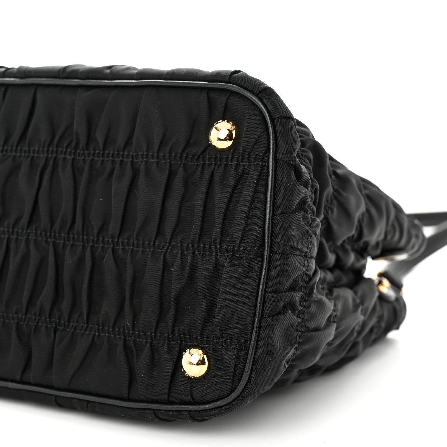 Prada Tessuto Nylon Gaufre Small Tote Black 9 of 9