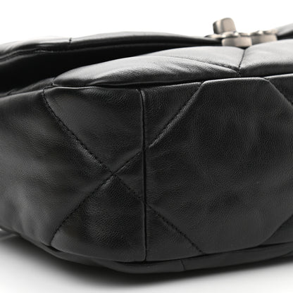 Chanel Lambskin Quilted Medium Chanel 19 Flap Black 9 of 10