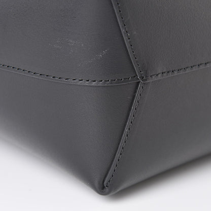 Mansur Gavriel Calfskin Small Shopping Tote Black Flamma 8 of 18