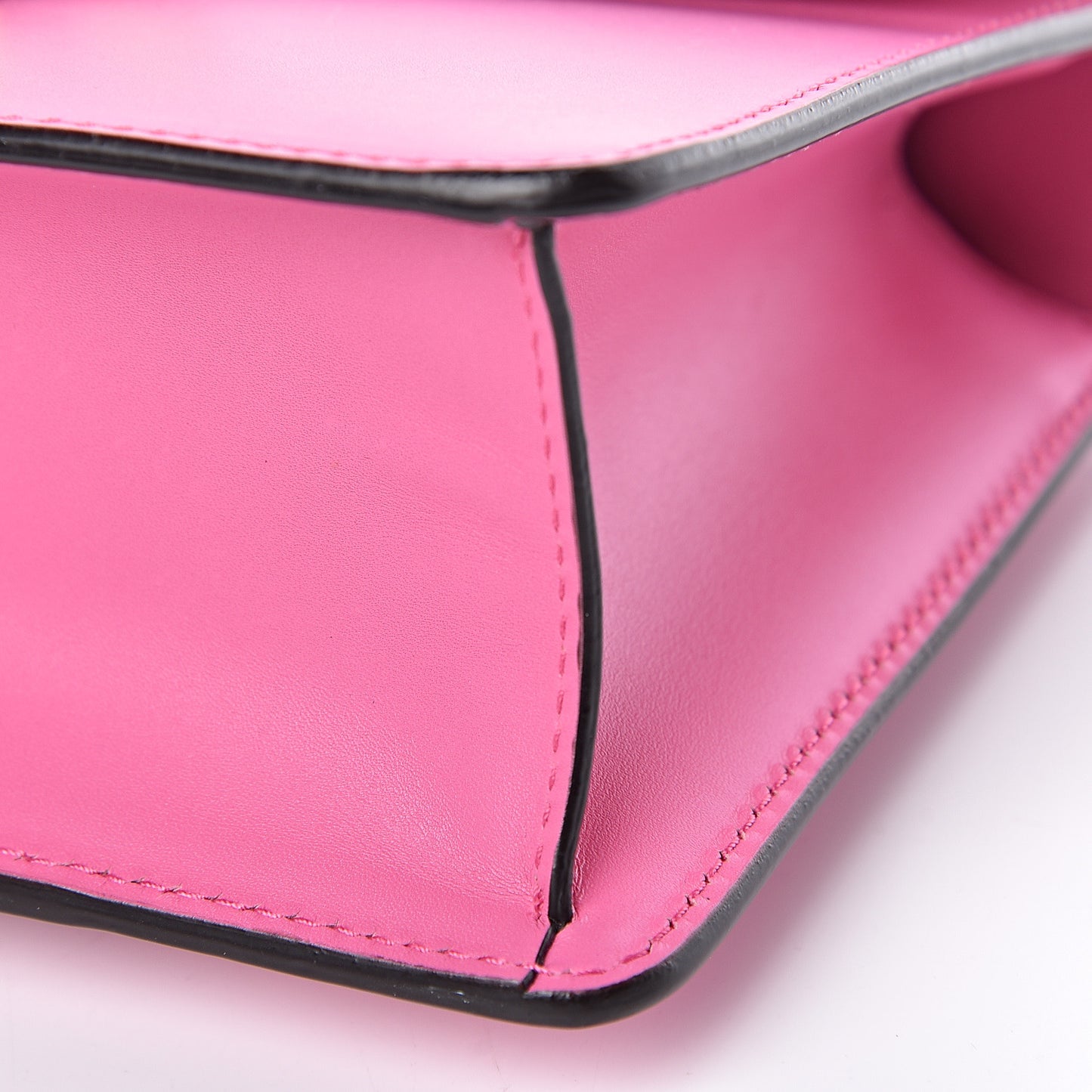 Vitello Fontanella Web Mini Sylvie Chain Shoulder Bag Pink Tropical Flower