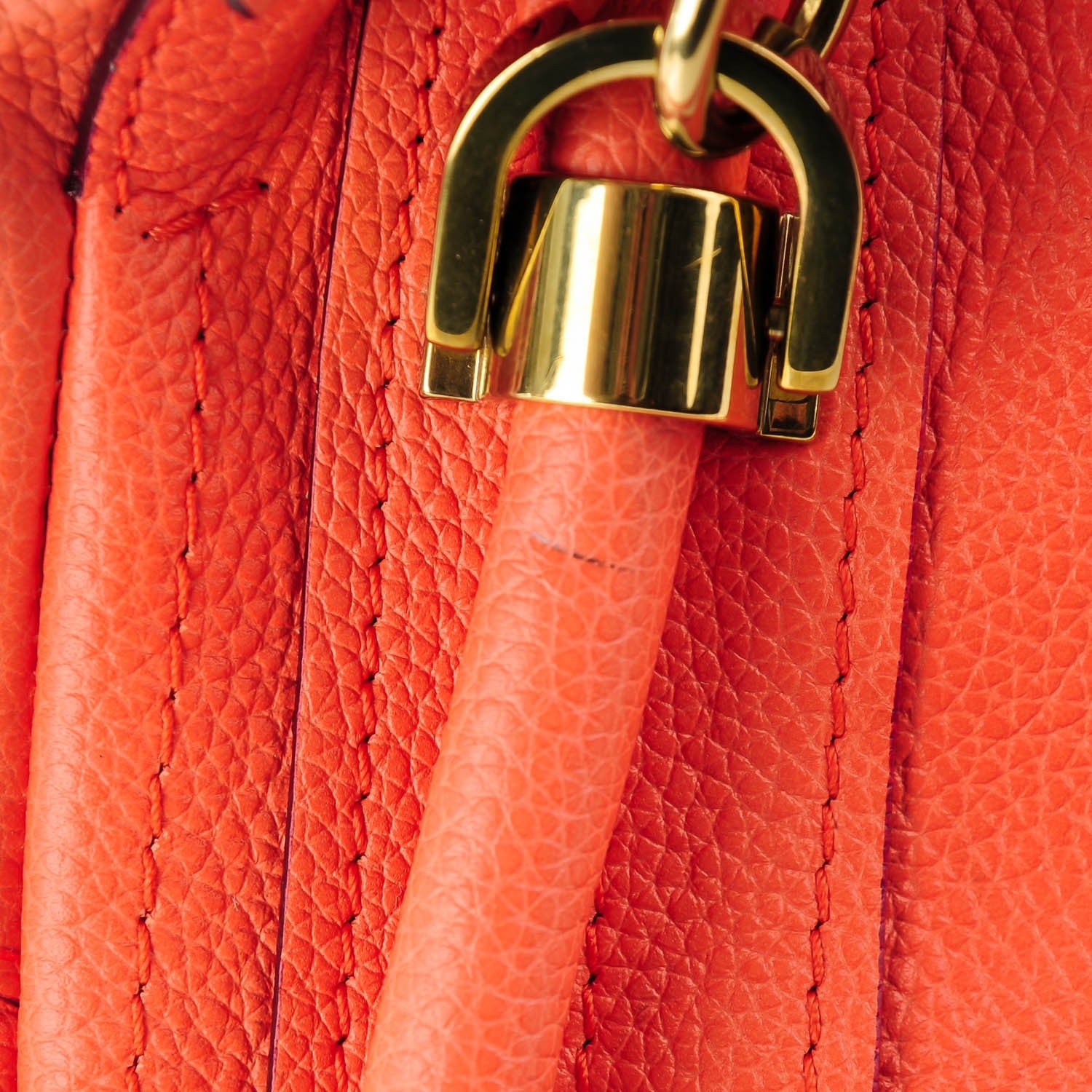 Chloe Calfskin Small Paraty Coral Pop 9 of 9