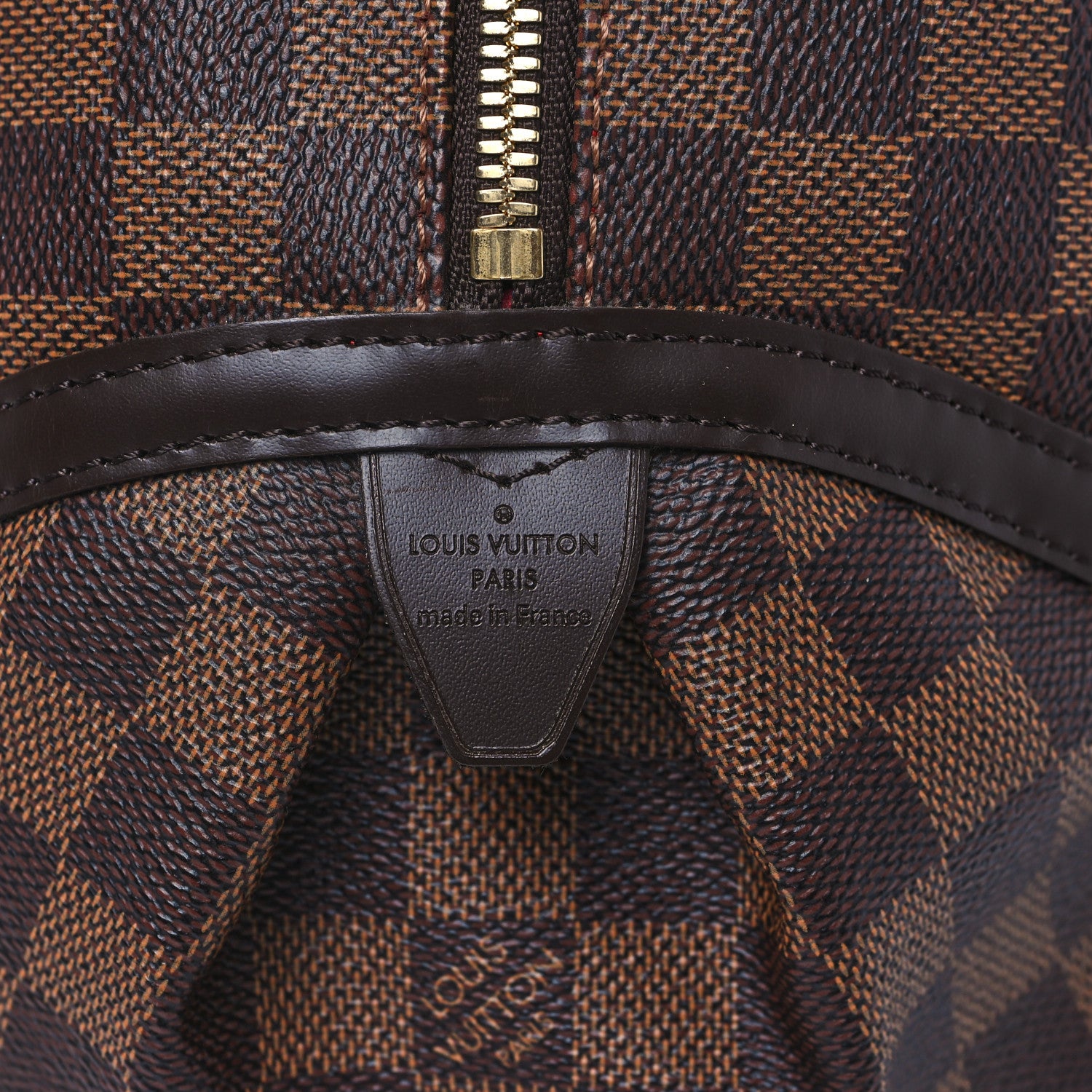 Louis Vuitton Damier Ebene Rivington GM 6 of 10