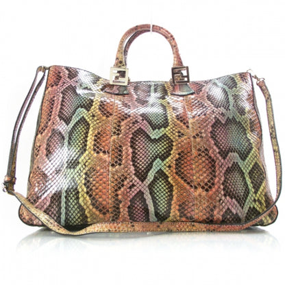 Fendi Python Multicolor Twins Tote 1 of 14