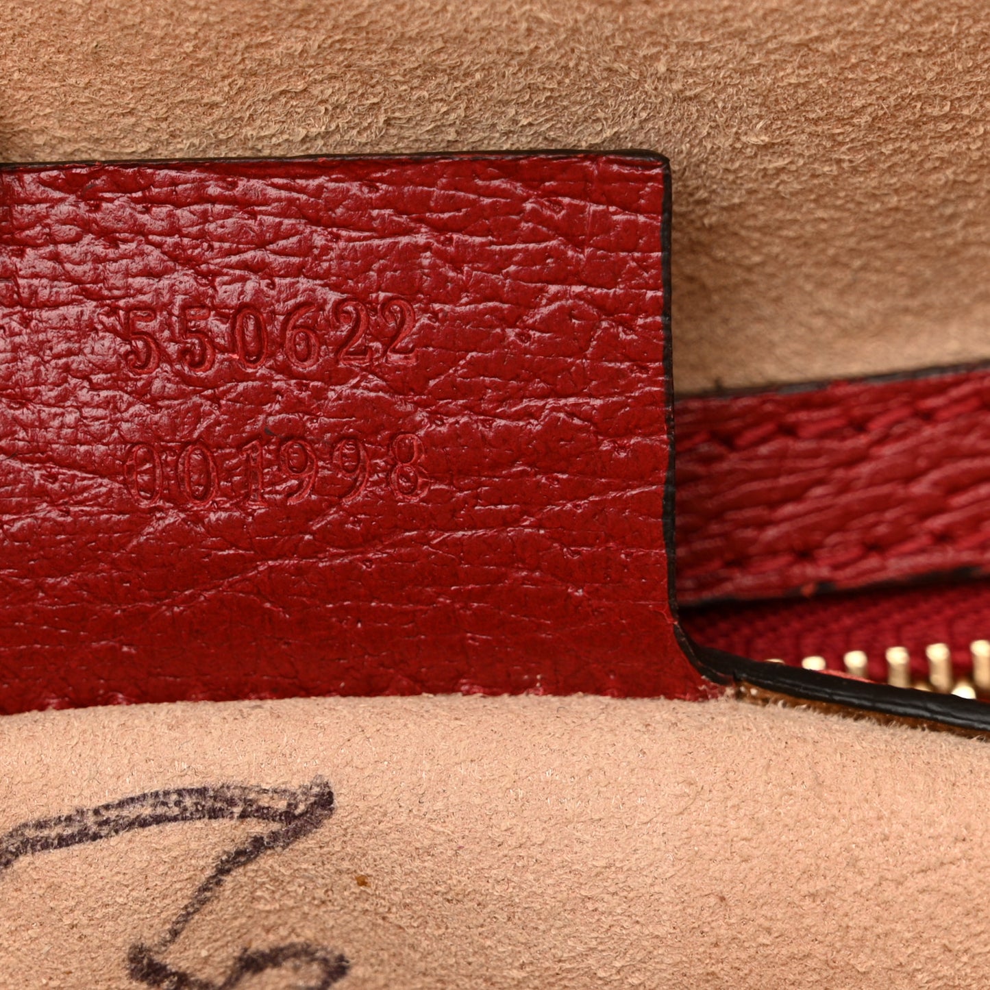 GG Supreme Monogram Flora Web Small Ophidia Top Handle Shoulder Bag Hibiscus Red