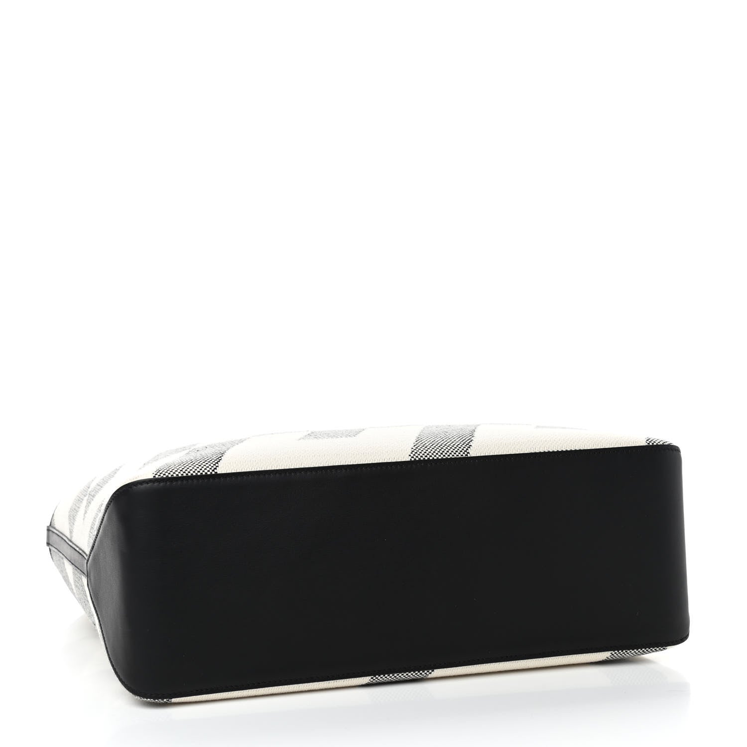 Hermes Swift H Canvas Cabas H En Biais 40 Black Ecru 4 of 9