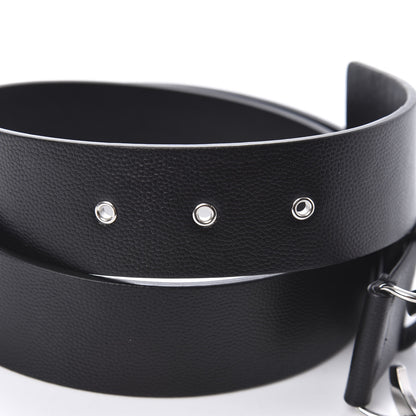 Chanel Caviar CC Logo Belt 80 Black 3 of 5