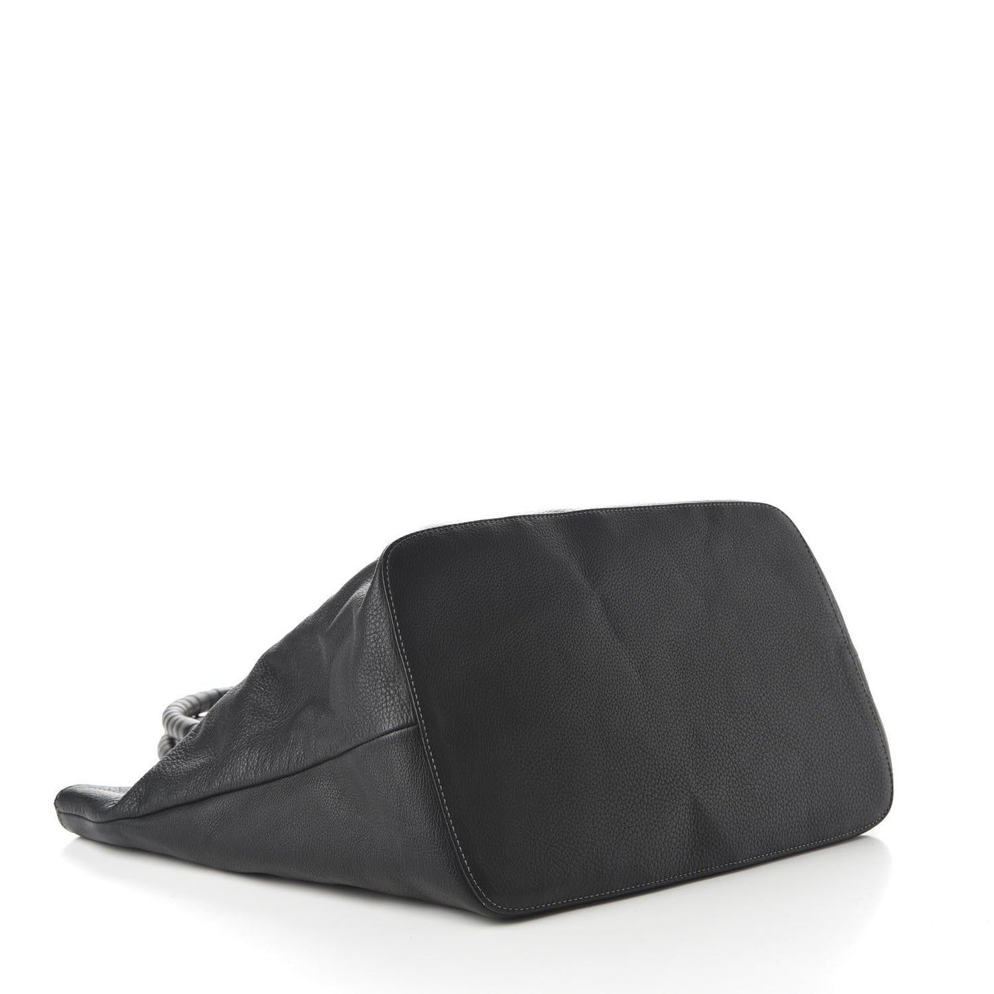 Calfskin Large New Marcie Tote Black
