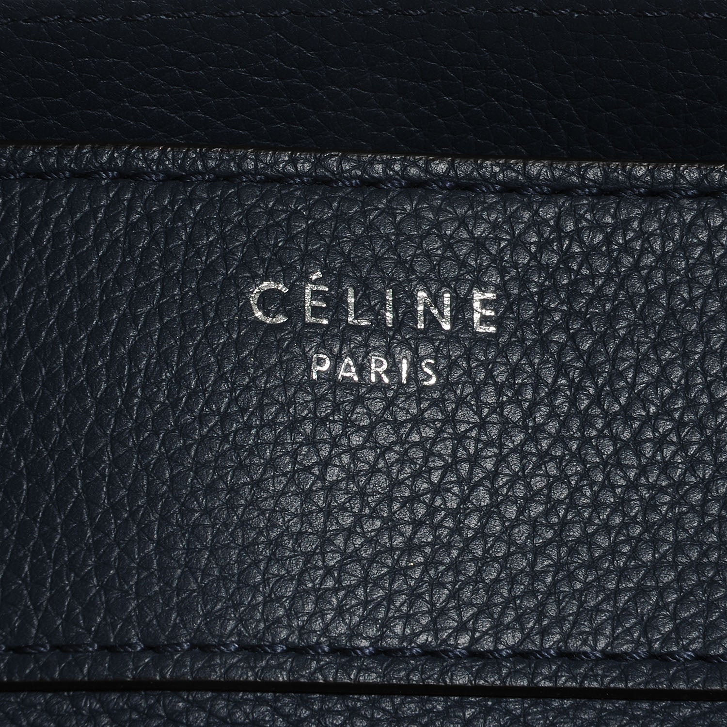 Celine Drummed Calfskin Mini Luggage Orage 5 of 9