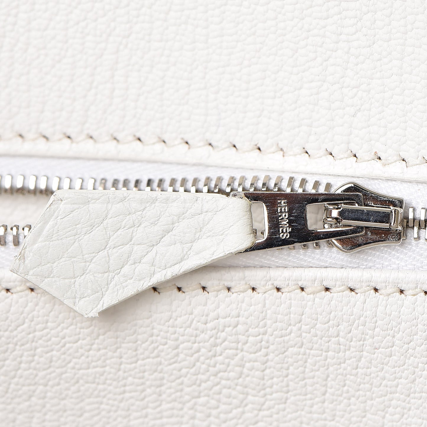 Taurillon Clemence Birkin 40 White