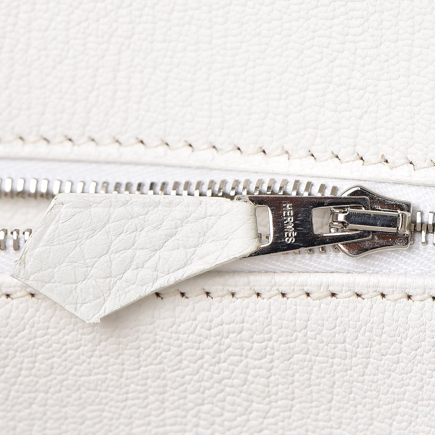 Hermes Taurillon Clemence Birkin 40 White 19 of 39