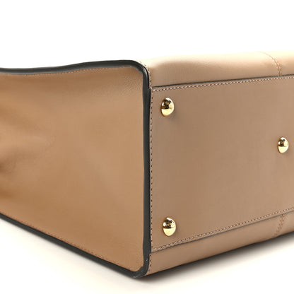 Fendi Vitello Seta Century Medium Peekaboo Mandorlo 7 of 8