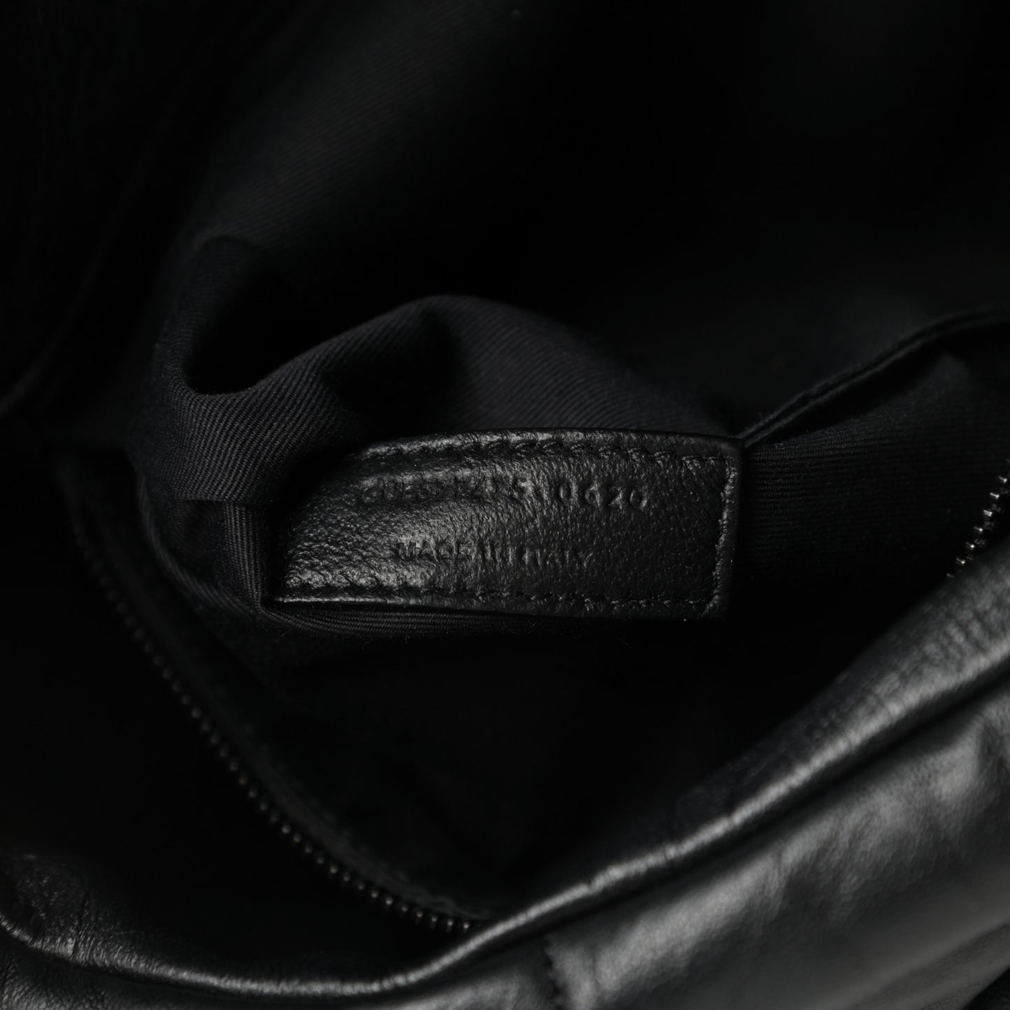 Calfskin Quilted Medium Loulou Puffer Monogram Chain Satchel Black