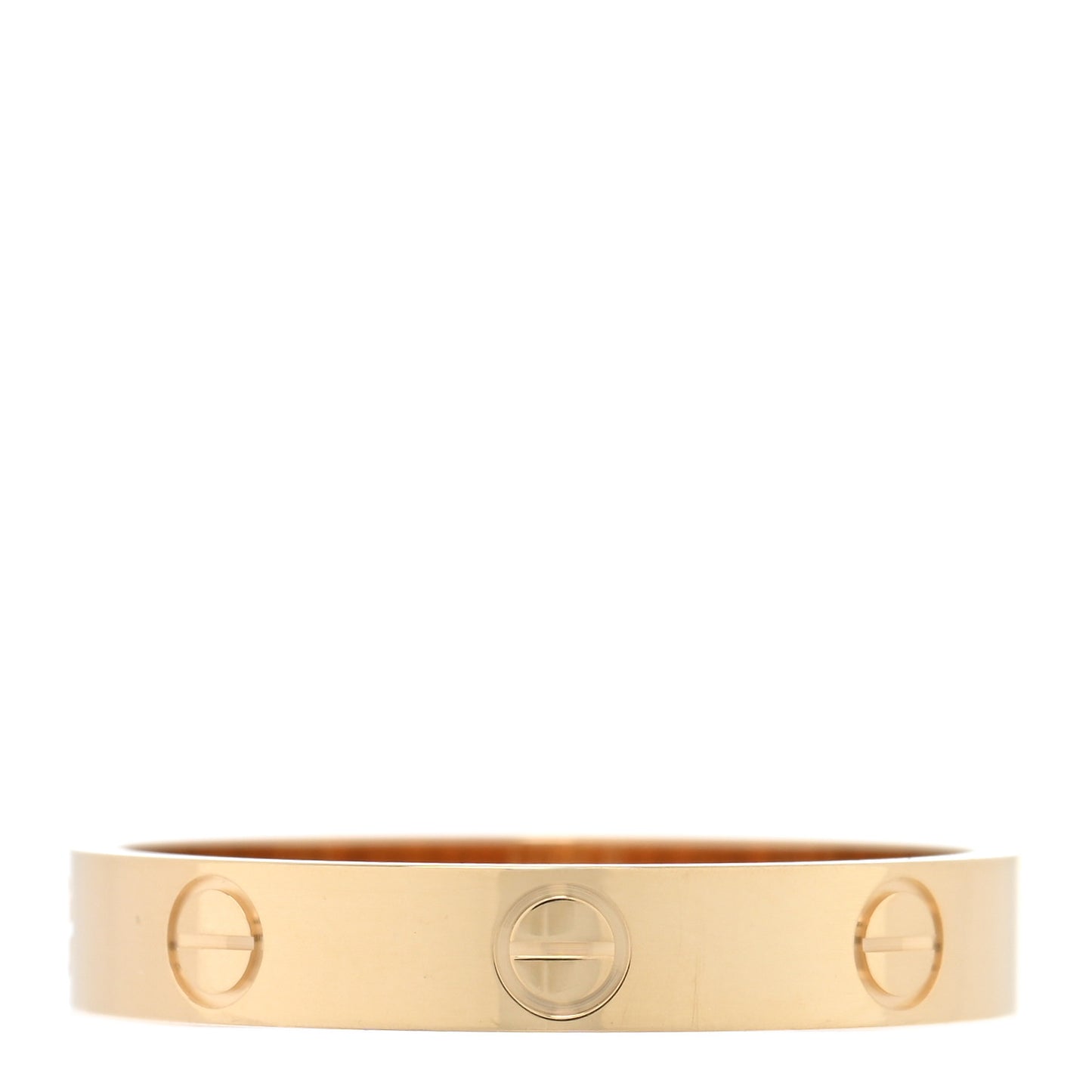 18K Pink Gold 3.5mm LOVE Wedding Band Ring 60 9