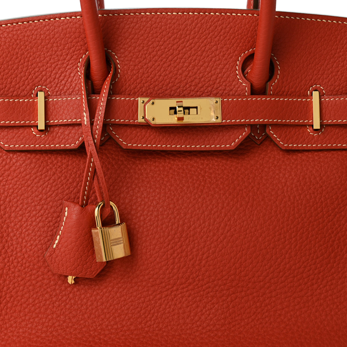 Taurillon Clemence Birkin 30 Sanguine