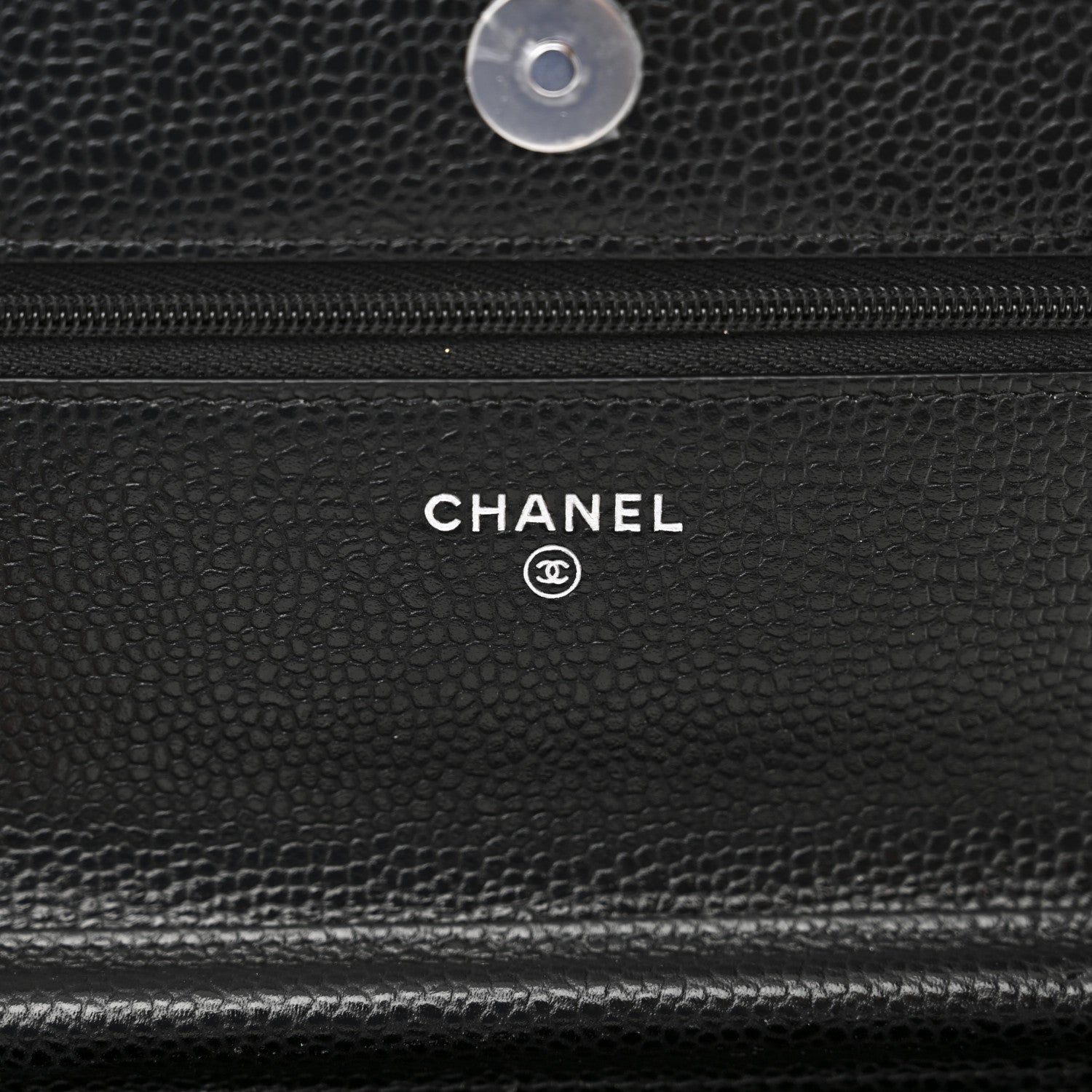 Chanel Caviar Quilted Wallet on Chain WOC Black 6 of 12